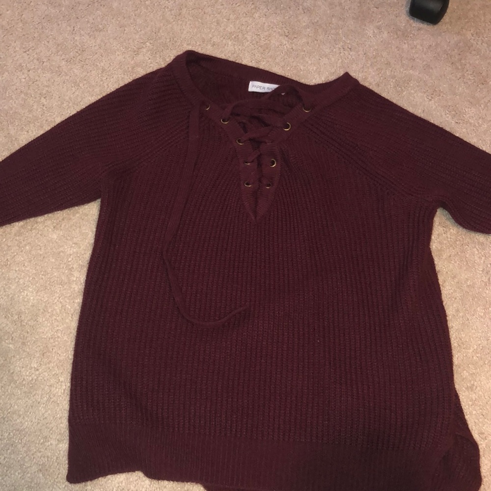 Red sweater